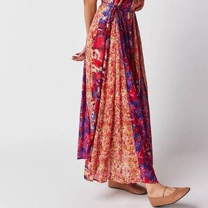 Free People Multicolor Floral Maxi Dress